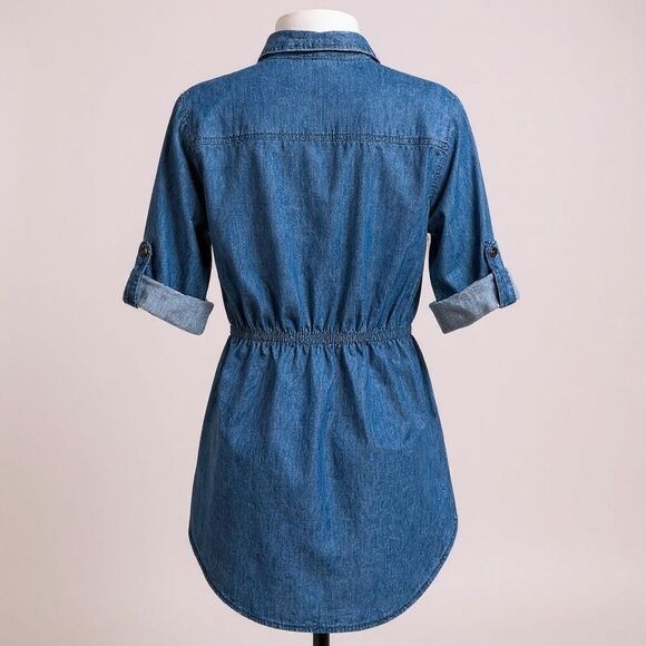 Speed Limit MPH Denim Mini Dress. Size Medium - Picture 3 of 14